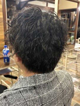テントヘアー(tent hair) メンズパーマ