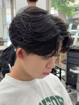 エルマーク 京都駅前(L-MARK) マッシュヘア/黒髪/メンズカット/men's/メンズ/眉毛