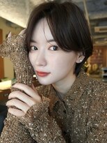 POCKET郡山安積店 ショートカットレイヤーカット髪質改善縮毛矯正【4月1日OPEN予定】&nbsp;ハンサムショート×髪質改善カラー