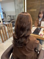 ロハスバイケンジ(LOHAS by KENJE) レイヤー×コテ巻き風パーマで柔らかヘア小田急相模原