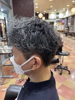 シャンプーボーイ 佐賀(SHAMPOO BOY)&nbsp;ショート×ニュアンスパーマ短めでも動きが出る大人スタイル