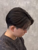 メンズヘアフェイス(Men's hair FACE。) センターパート/刈り上げ/曲がる縮毛矯正