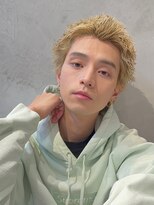 キャンバス バイ ネオリーブ 横浜西口(Canvas by neo.)&nbsp;横浜★メンズハイトーンスパイキーショート