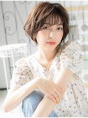綾瀬/髪質改善/地毛ハイライト☆ひし形レイヤーボブパーマe
