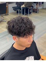 グリードヘアー(greed hair) 刈り上げマッシュパーマツイストスパイラルパーマ
