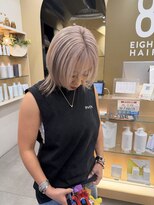 エイトヘアー(8 HAIR) ホワイトベージュ ラベージュ ハイトーン