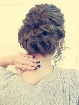 エール(a:le) 編込み＆タイトロープのアレンジ