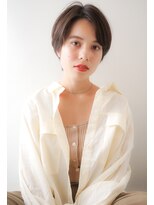 ネオリーブカフ 鶴ヶ峰店(Neolive caff)&nbsp;センターパートがおしゃれなハンサムショート