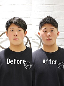 ヨシザワインク プレミアム 横浜 桜木町店(YOSHIZAWA Inc. PREMIUM) 【ヨシザワ横浜】ビフォーアフター10代20代ツーブロックパーマ
