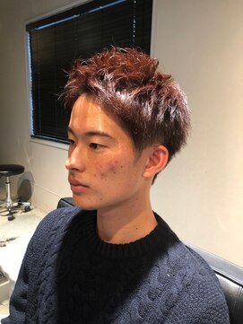 メンズヘアー スパイス 鍋島(Men's Hair SPICE) ショートアップバング