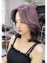 ジーナ 梅田(Zina)&nbsp;【Zina梅田】＊大人かわいい＊ミインモリ＊ラベンダーグレージュ