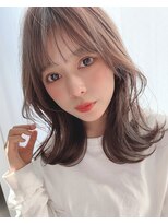 くびれひし形（大人かわいいフェザーバング