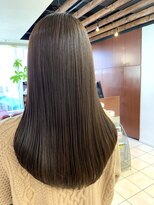クオリス 上板橋店(QUALIS) 20代30代40代 艶髪ナチュラルストレート/アッシュブラウン