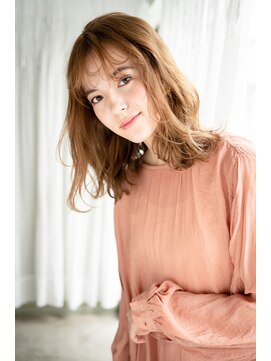 マグノリア(MAGNOLIA) 甘いニュアンスパーマの愛されミディアム・・・HINATA