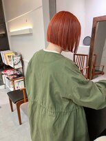 オーイット(ooit)&nbsp;＊秋色オレンジ×切りっぱなしボブ＊