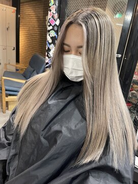 ラフ(LAFF) #黒髪#ボブルフ#ネビージュ#小顔#ワンレン