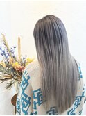 【LoA】シルバーグレージュバレイヤージュ/ミルクティーベージュ
