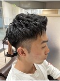 アップバングショート