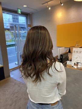 ブロッサム 東中野店 メンズライクミニウルフショートウルフウルフパーマハイライト