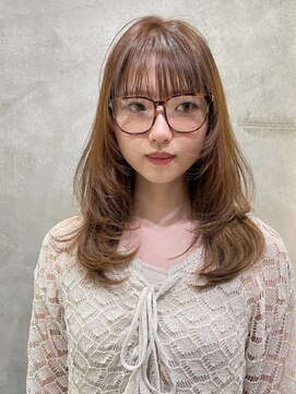 ロンドネートゥル 新潟(Lond naitre) ペールベージュのレイヤーロング【新潟/万代】