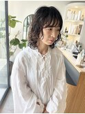 ボブウルフパーマ