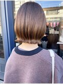 切りっぱなしボブ