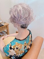 リール ヘアー 箱崎店(rire hair) ミセスデザインカラー×ナチュラルパーマ