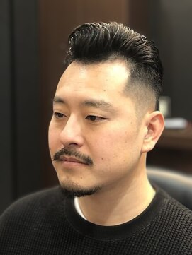 クラシコ 錦糸町(CLASSICO) <理容室>スーツ短髪パーマツーブロック束感モテる黒髪
