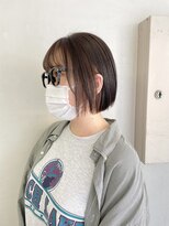 キャンバス バイ ネオリーブ 横浜西口(Canvas by neo.)&nbsp;ミニボブ 秋カラー デザインカラー インナーカラー 【miku】