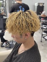 ルアン 大分駅店(ruen)&nbsp;大分 府内 メンズカット 波巻きスパイラルパーマ マッシュ