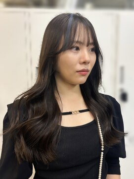 アリュウル 表参道(ALLURE) 韓国ウェーブヘア×ショコラベージュ