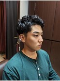 2ブロックアクティ日パーマ