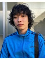 アース 高円寺店(HAIR & MAKE EARTH)&nbsp;癖毛風ウルフパーマ{@02st96｝