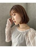 髪質改善＊ハイライトカラーボブ＊美髪【Zina南草津】