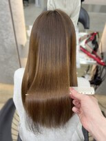 ロンドシエル 横浜(Lond ciel)&nbsp;髪質改善縮毛矯正レイヤーカット顔周り前髪韓国ミニウルフ/横浜