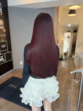 アオ(ao.) レッド/髪質改善/ツヤ髪