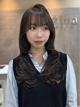 ジーナ 梅田茶屋町(Zina) ザクザクハイレイヤー×ブラウングレージュ