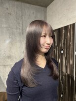 アンサム 下北沢店(UNSOME)&nbsp;ロングレイヤー/グレージュ/ブリーチカラー