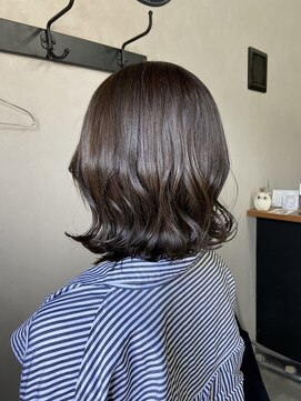 カンナカンナ 三佐店(cannaCANNA) *外ハネボブ×アッシュグレー×透明感カラー*