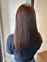 ココカラヘアー ニコ(cococara hair nico)&nbsp;ロングボブ/ラベンダーブラウン/透明感/髪質改善シロップ//