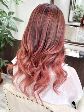 ベルヘアーデザイン 堺東(Belle hair Design) バレイヤージュ/外国人風/レイヤーカット/堺東