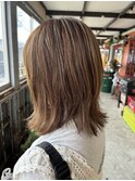 白髪ぼかし・ハイライト・ローライト・明るい白髪染め