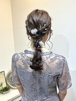 ヘアコレクション アンジュ(Hair collection Unge)&nbsp;編みおろしアレンジ