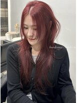 イヴ 原宿(I've)&nbsp;ボルドーカラー×韓国ハッシュカット