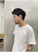メンズカットメンズショートスパイキーショートピンパーマ渋谷
