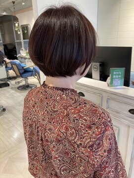 シェノン 赤羽店(CHAINON) ミセス前下がりショートボブ小顔効果赤羽カットが上手い美容院