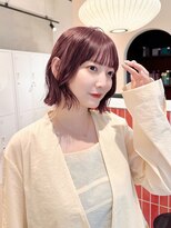 ガーデンエン 表参道(GARDEN eN)&nbsp;ピンクブラウン×ボブレイヤー