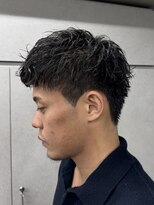 ニコ トウキョウ ロジック(nico TOKYO Logic)&nbsp;刈り上げアップバングスパイキーショートパーマスパイラルパーマ