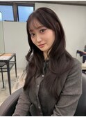 大阪/心斎橋/ダークブラウン/レイヤーカット/透明感/ワンホン/