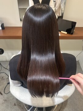 ミントリーフ 田中店(Mint leaf) カットカラー髪質改善トリートメント(ヘッドスパ付き)